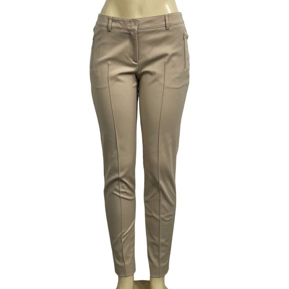 Akris Punto Pants - NWT AKRIS PUNTO Skinny Front Zipper Office Tan Size 8 Women's Pants